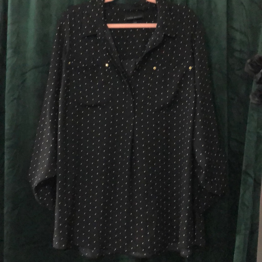 Polka dot blouse